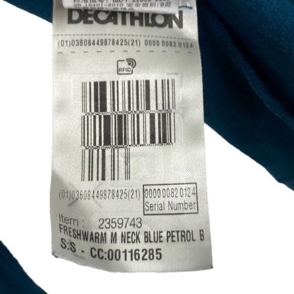 WEDZE Teal Freshwarm Collared Hooded Long Sleeve Shirt Ski Undergarment US S - Picture 7 of 9